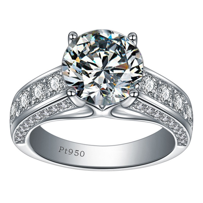 925 Silver Love Rings Perhiasan yang Dapat Disesuaikan