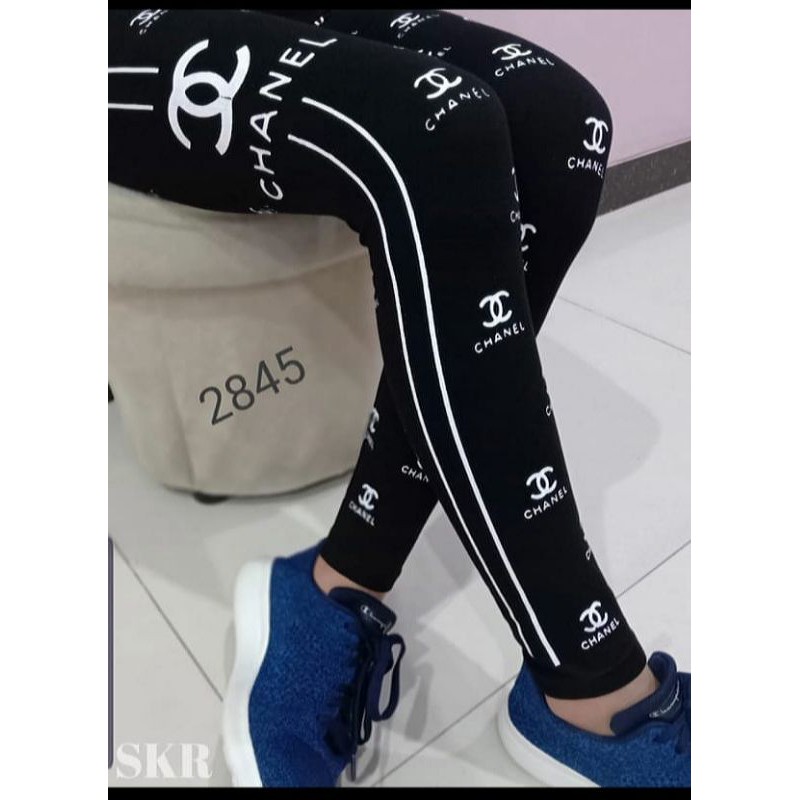 NEW LEGGING CHANEL 958# PUTIH IMPORT / LEGGING IMPORT MURAH / LEGGING MURAH