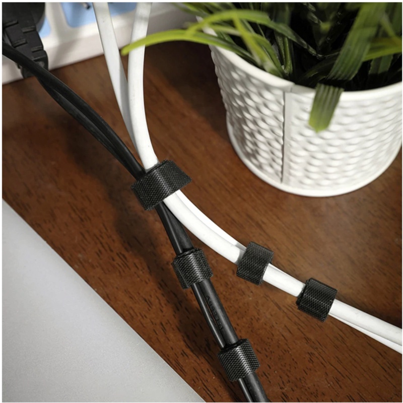 Tali Velcro Perapi Pengikat Kabel Cable Organizer Management Roll Meteran