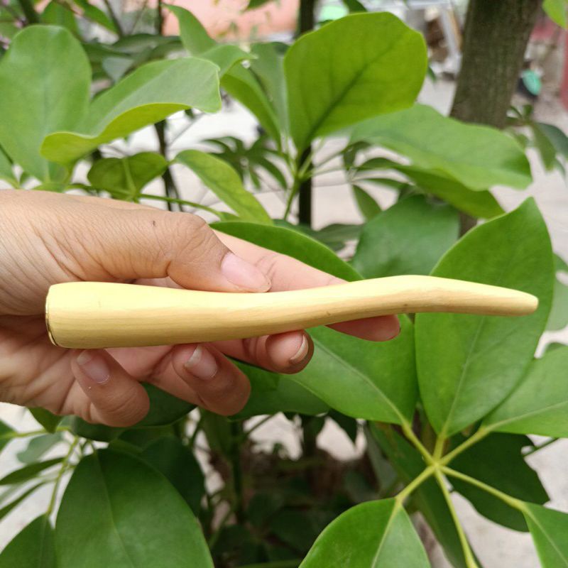 Once pipa rokok kayu kemuning gading model s