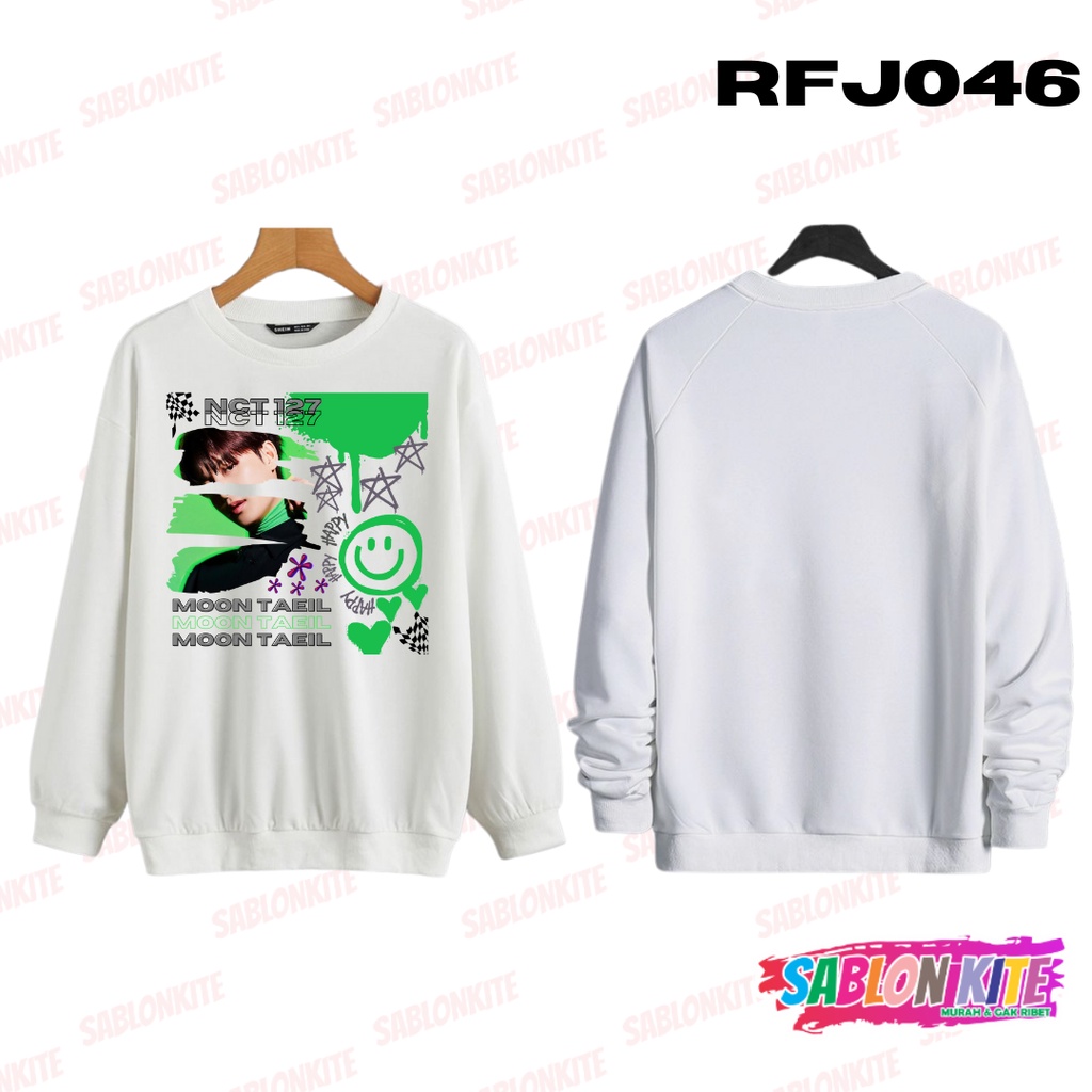 MURAH!!! HOODIE SWEATER NCT 127 MOON TAEIL STICKER PAINT RFJ046