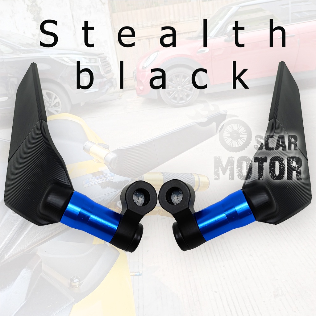 SPION WINGLET FULL CNC STEALTH BLACK UNIVERSAL TOMOK PNP SEMUA MOTOR motor