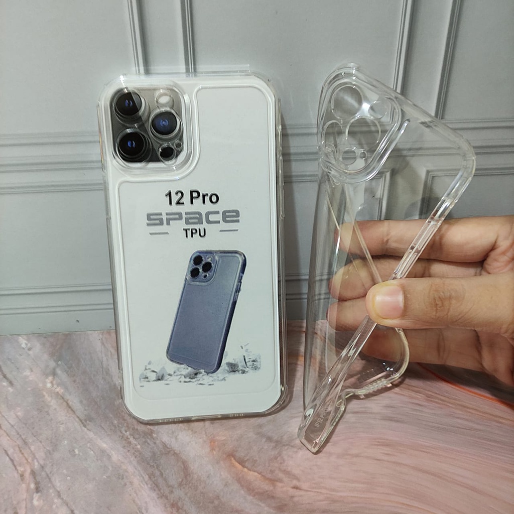 SoftCase For Ip 12 12 Pro 12 Pro Max Case Bening Clear SPACE TPU Jelly White_Cell