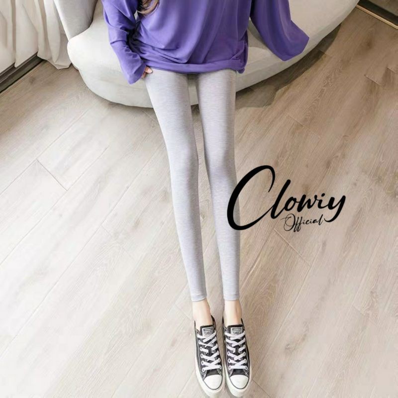 Legging soft Rayon Kaos L - XXXL/ Legging Panjang Bahan Kaos