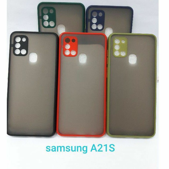 Silikon Case My Choice Samsung A21S Plus Pelindung Kamera