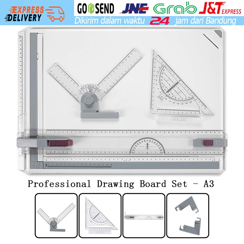  A3  Professional Drawing Board Terpercaya Meja  Gambar  