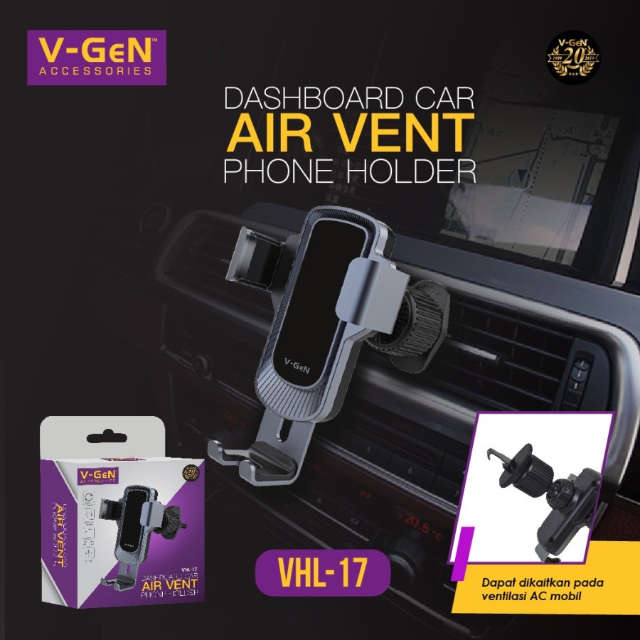 Phone Holder AC Mobil V-GeN VHL-17 Dashboard Car Air Vent Pegangan HP