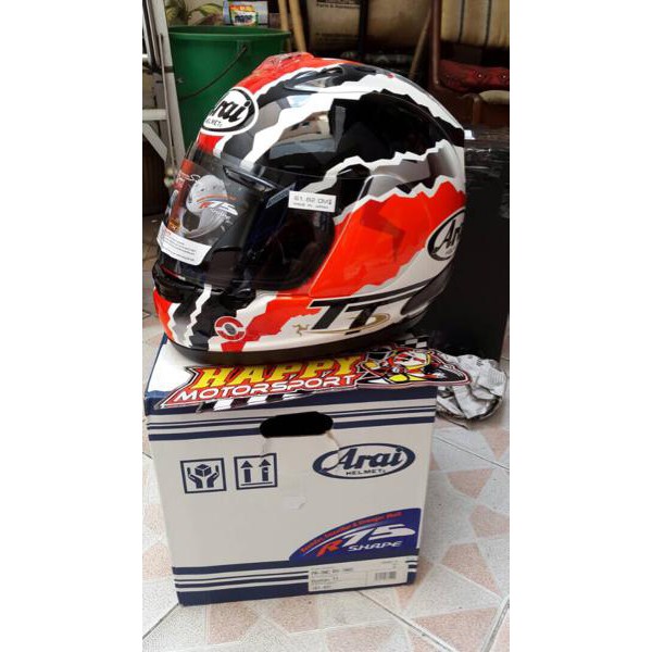 HELM ARAI RX7RR5 DOOHAN MANXTT SPECIAL EDITION SIZE M L XL