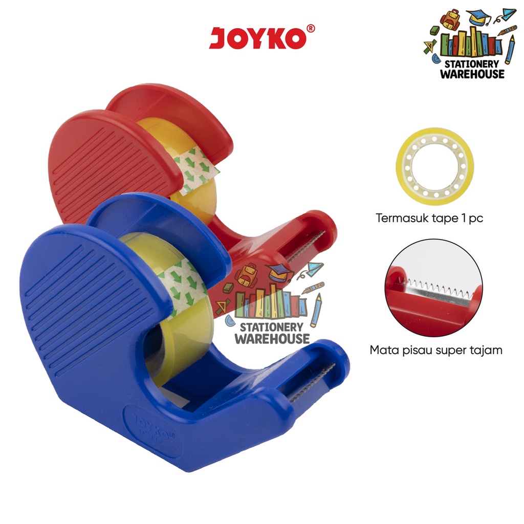 

Tape Cutter Tape Dispenser Pemotong Pita Perekat Joyko TC-117
