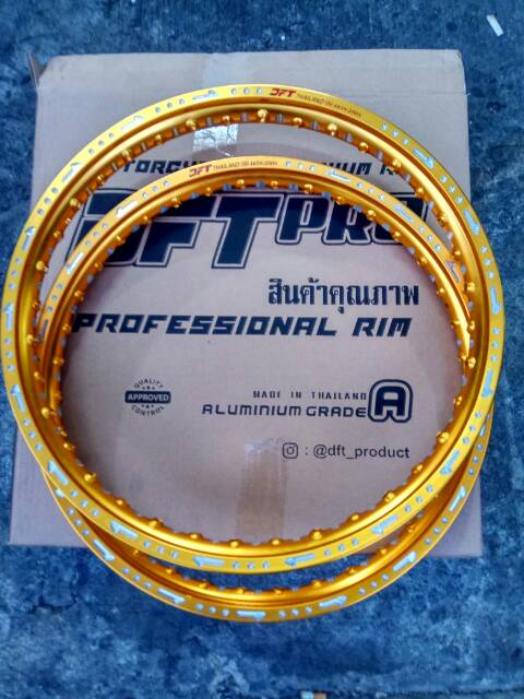 VELG/VLEG/PELEK RIM DFT THAILAND POLOS SLOT BLADE COAK PANAH SET 140/140 Ring 17