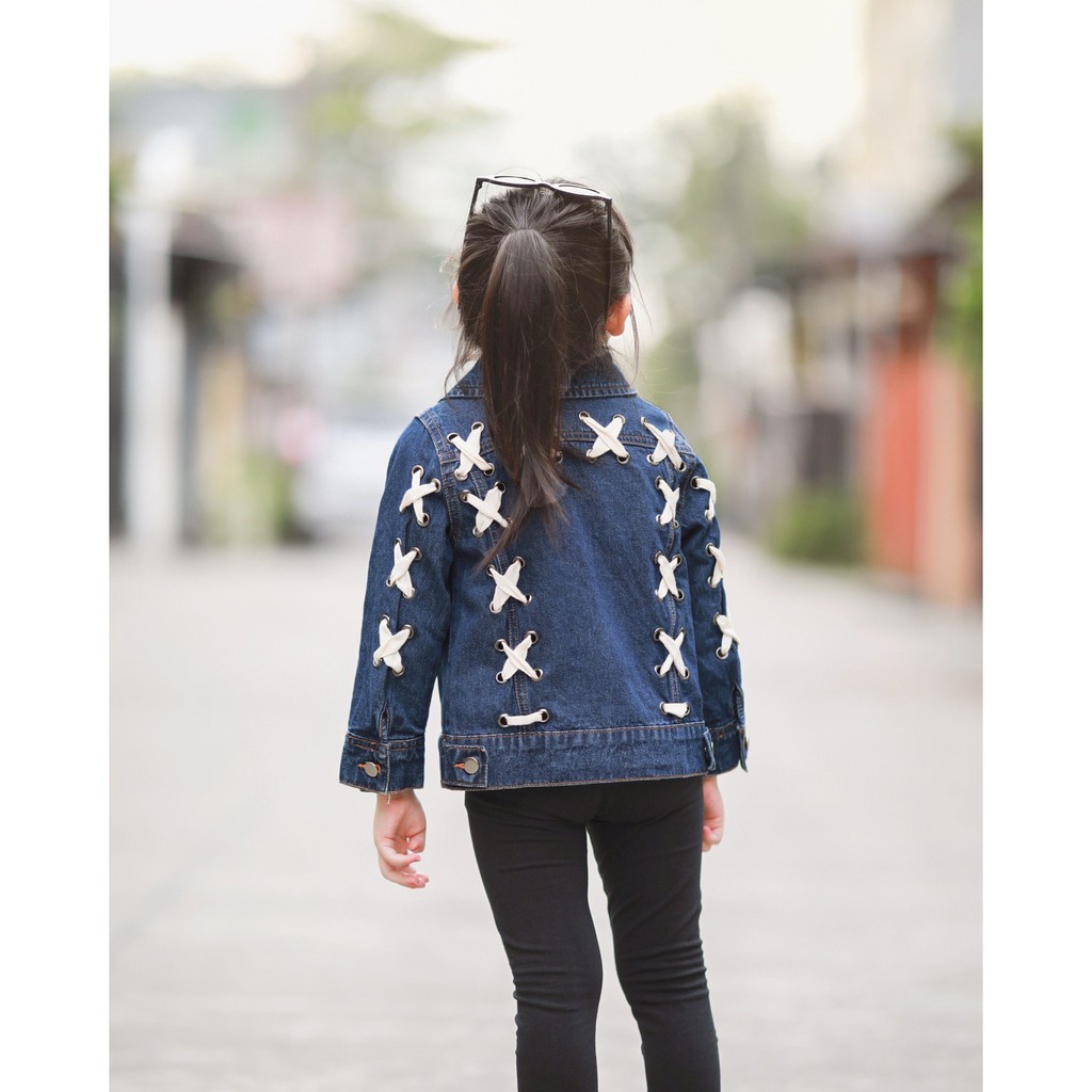 TWISTED DENIM JACKET | Jaket Denim Anak | Jaket Anak Unisex | Outer Anak | Atasan Anak | Jaket Jeans Anak