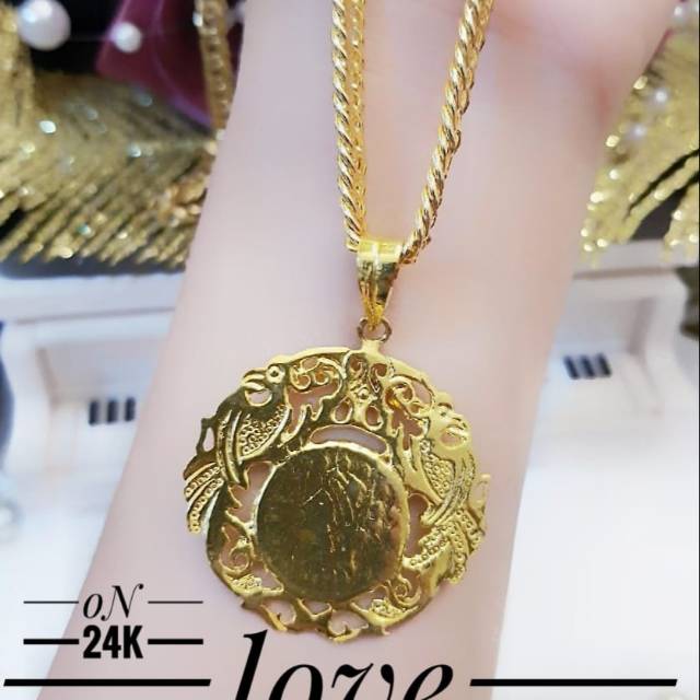 Xuping kalung lapis emas 24k 1833k