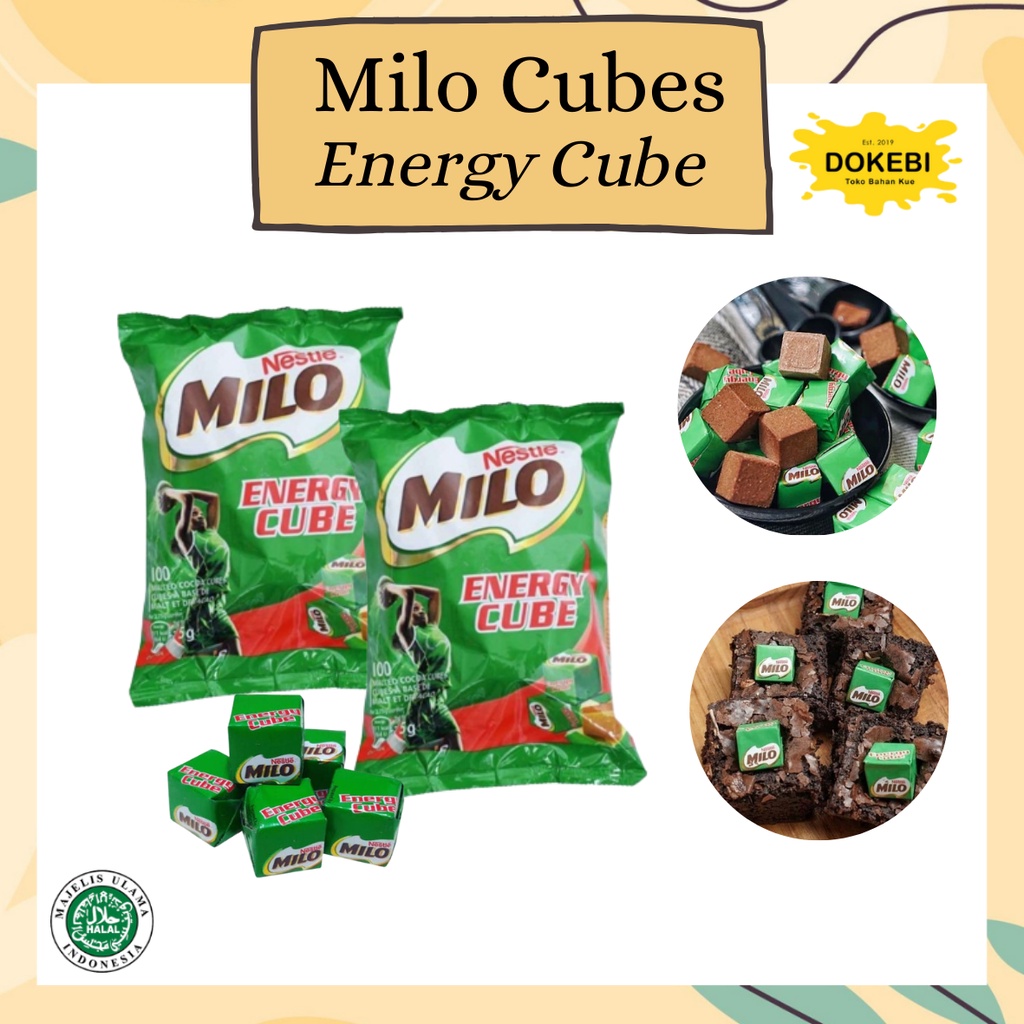 

Milo Cube 100 pcs / permen milo / milo cube import / milo nestle / milo energy cube