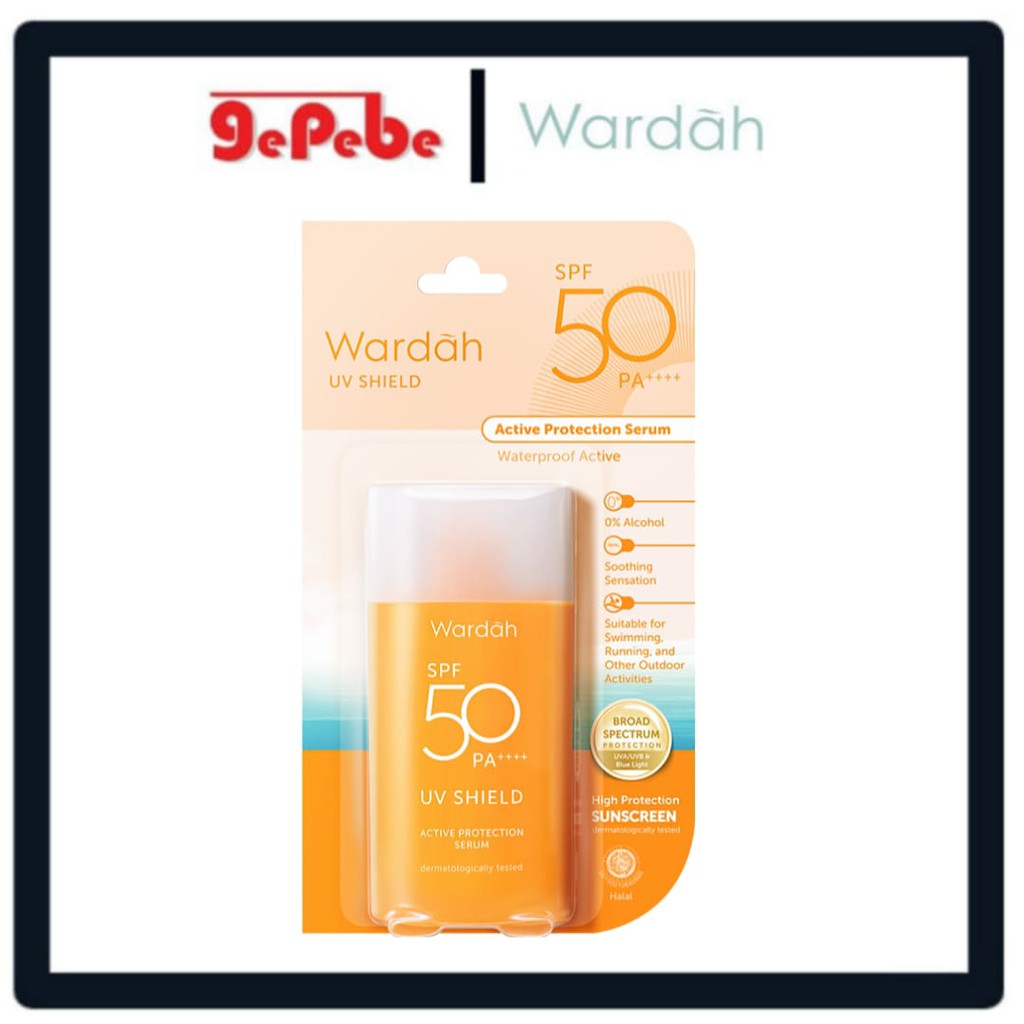 Wardah UV Shield Active Protection Serum SPF 50 ,35ml