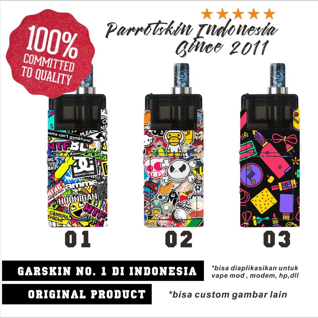 Pasito Garskin skin jdm bomb sticker warp BISA CUSTOM