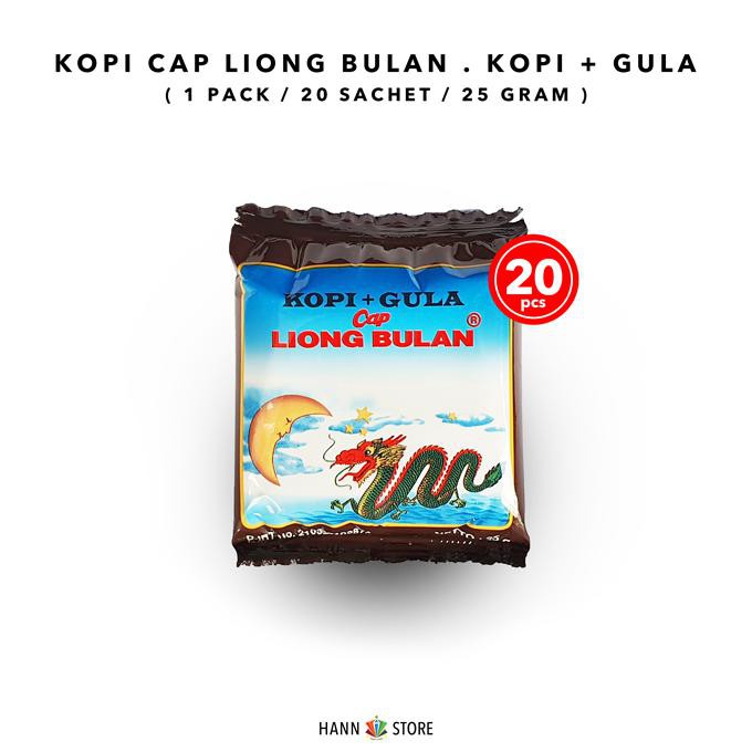 

Kopi Liong Bulan . Kopi + Gula . Kopi Legend dari Bogor! 25gr x 20scht