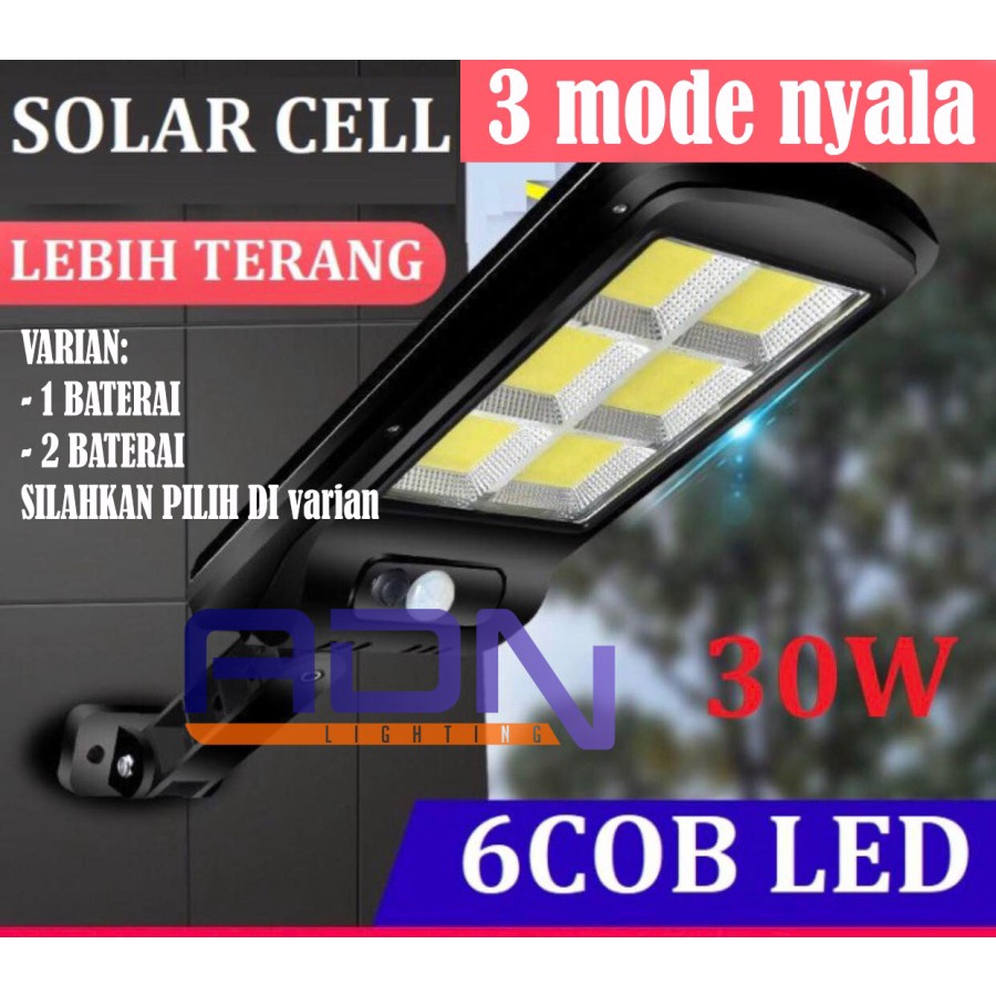 Lampu Rumah Jalan Solar Sensor Gerak Outdoor 120 COB Waterproof 6 Bar - 1 Baterai by.ADN.in