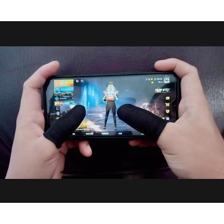 PROMO SARUNG JEMPOL JARI FINGER GAMING LAYAR HP ISI 2 TOUCHSCREEN MURAH LEBAY