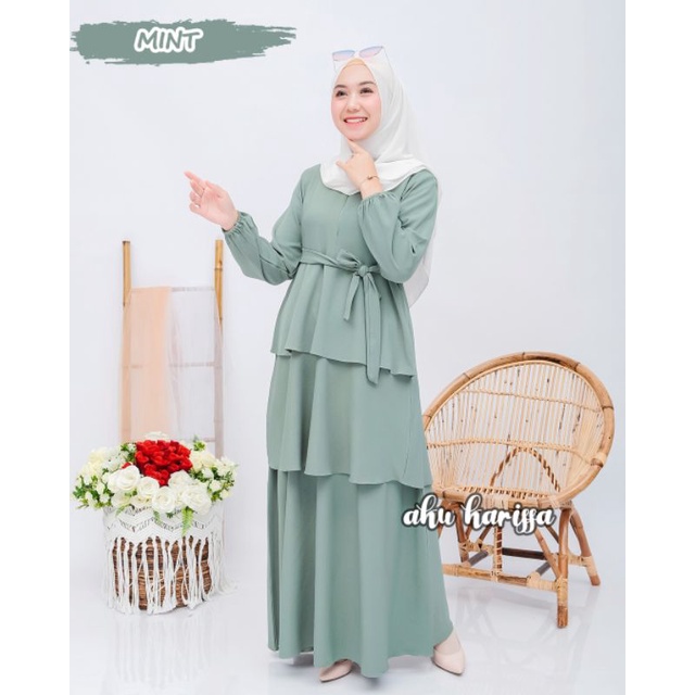 SETELAN ROK ORY AKU KARISSA ONE SET ROK ITYCREPE TERBARU