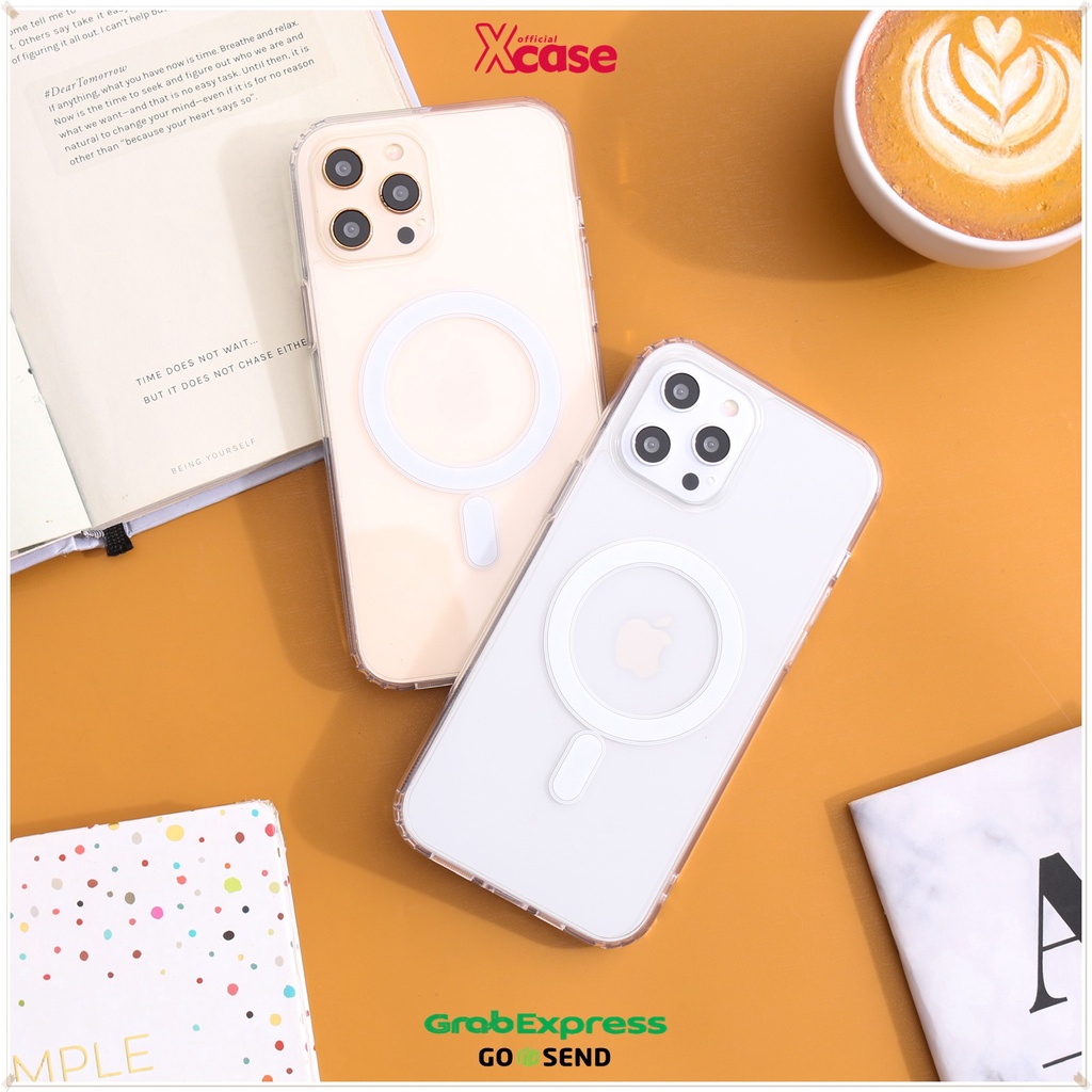 Soft Case iPhone 12 MINI PRO MAX 11 X XS XR - Magsafe Magnetic Wirelles Charging Transparant Case