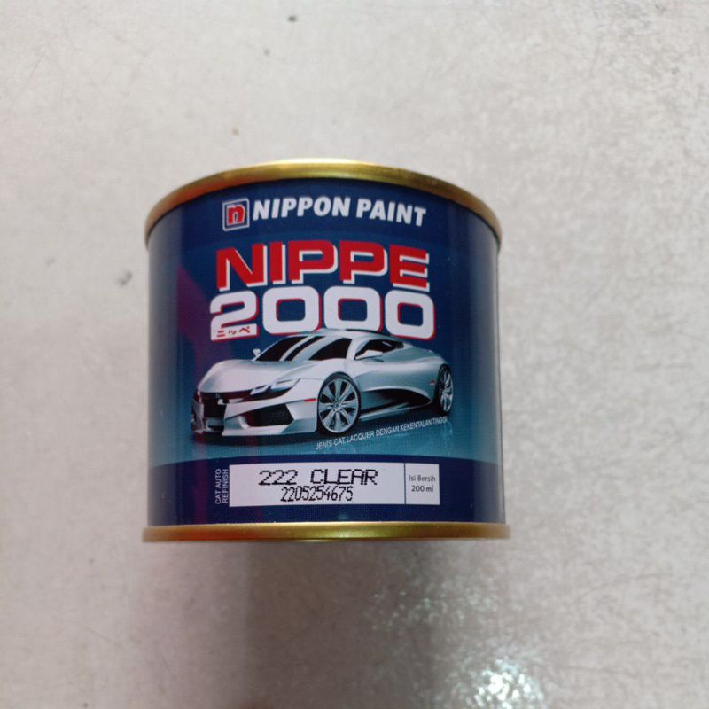 Cat nippe 222 clear cat Duco kemasan 200 ml