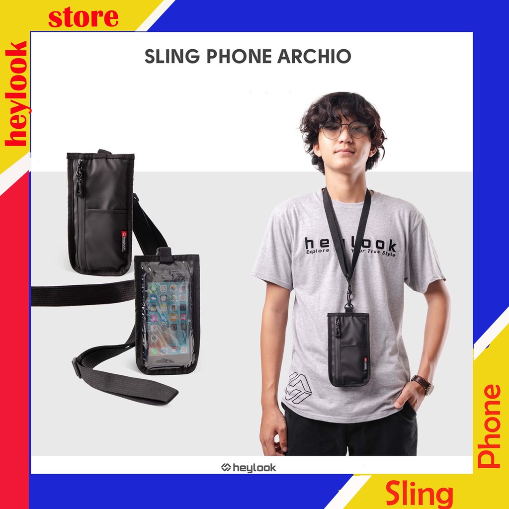 Tas Hp Mini Selempang Gantung Leher Hanging Wallet Tempat Kartu ATM Ichiro