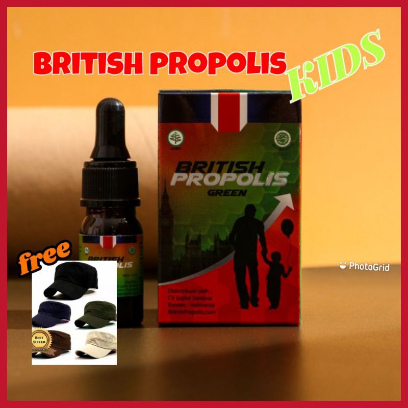 BRITISH PROPOLIS KIDS PREMIUM 100% Asli. Distributor agen resmi British propolis