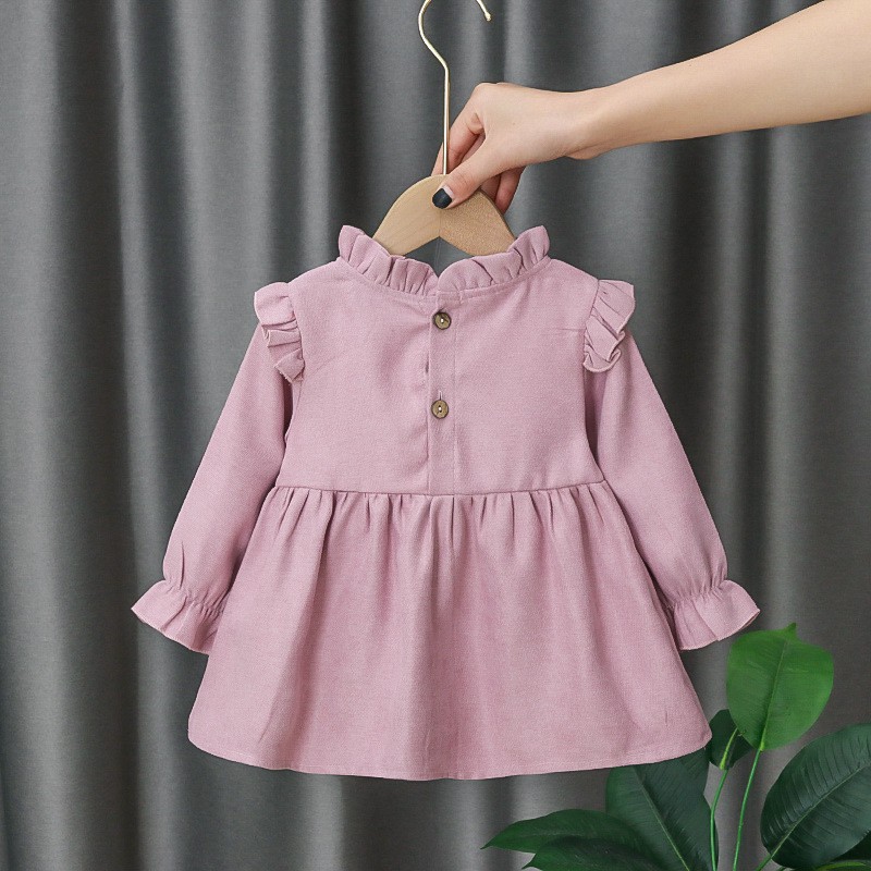 DR41, 0-2Thn Dress Anak Bayi Import Happy Kelinci