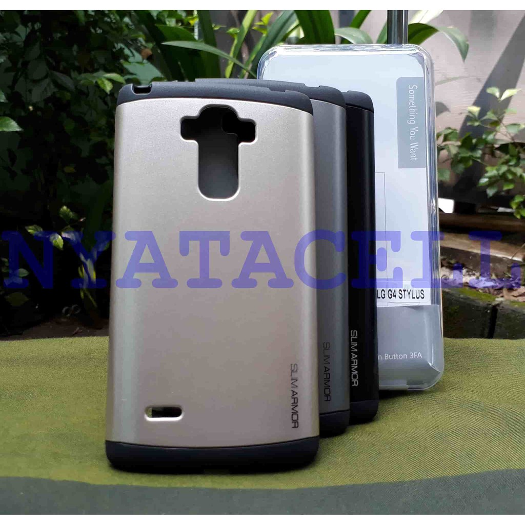 Spigen Slim Armor LG G4 Stylus Hard Case/HardCase/Tough/Back Cover dari toko Aksesoris Hp Ku