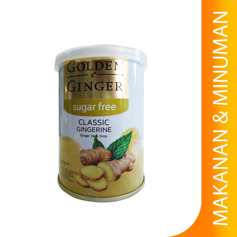 

Golden Ginger Classic Gingerine Sugar Free 100g