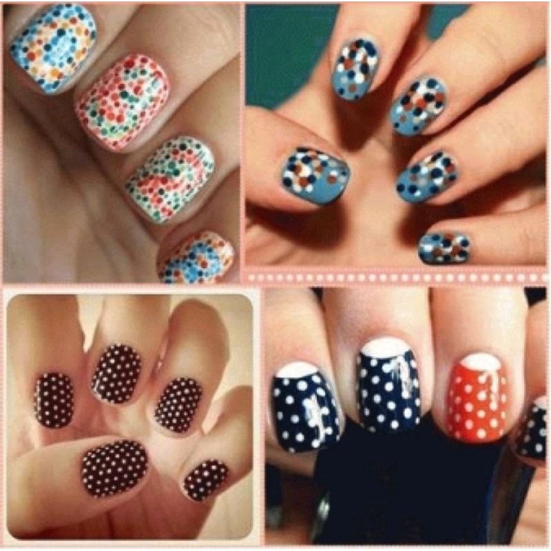 Dotting nail art