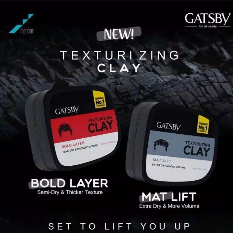 Jual Gatsby Texturizing Clay 25gr & 75gr Shopee Indonesia