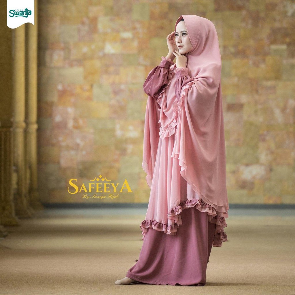 ALEXAGROSIR - SAFEEYA DRESS ICE WASH BISA MUKENA