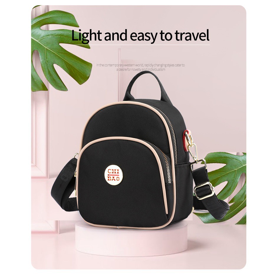 TAS RANSEL / TAS SELEMPANG / TAS BAHU CHIBAO Korean Style Mini Bag NILON ANTI AIR TERBARU