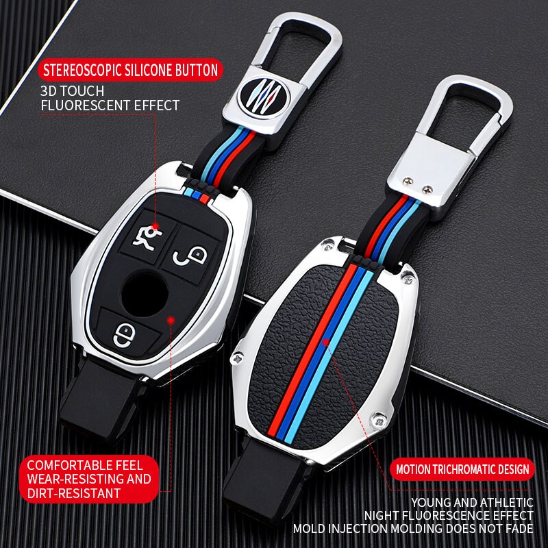 Case Remote Kunci Mobil Untuk Mercedes Benz A B C S Class Amg Gla Cla Glc W176 W221 W204 W205