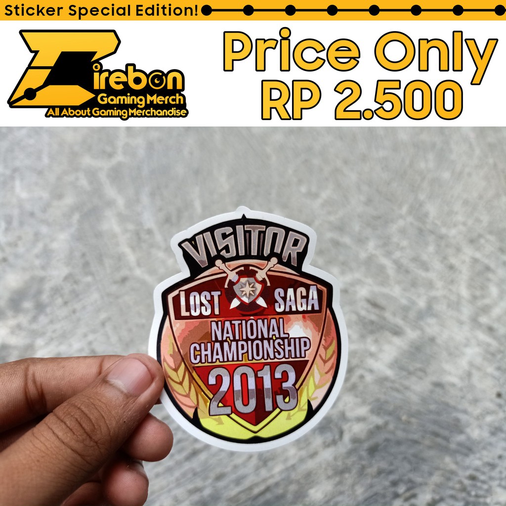 

Sticker Stiker Lost Saga National Championship LSNC 2013