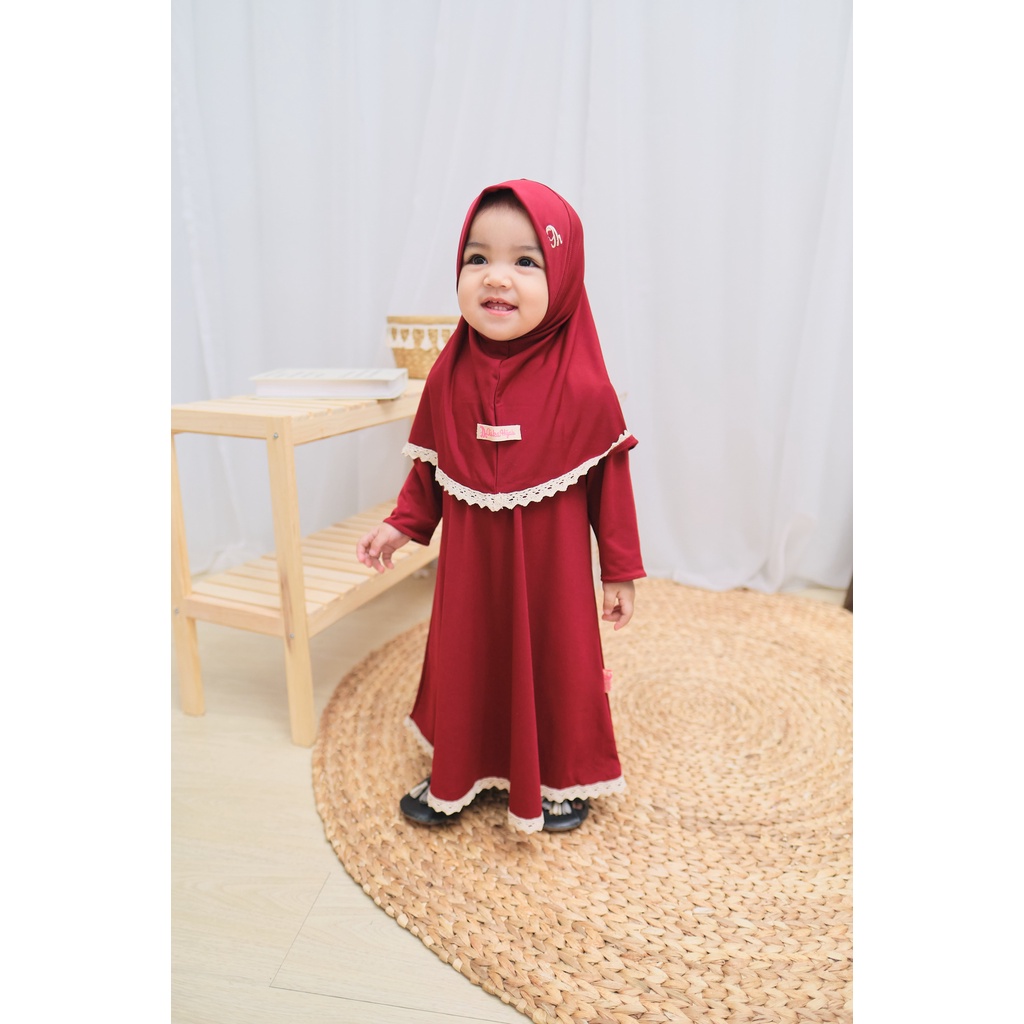 HONEYBLOSSOM gamis bayi polos daily / gamis bayi perempuan 6 12 bulan alesha