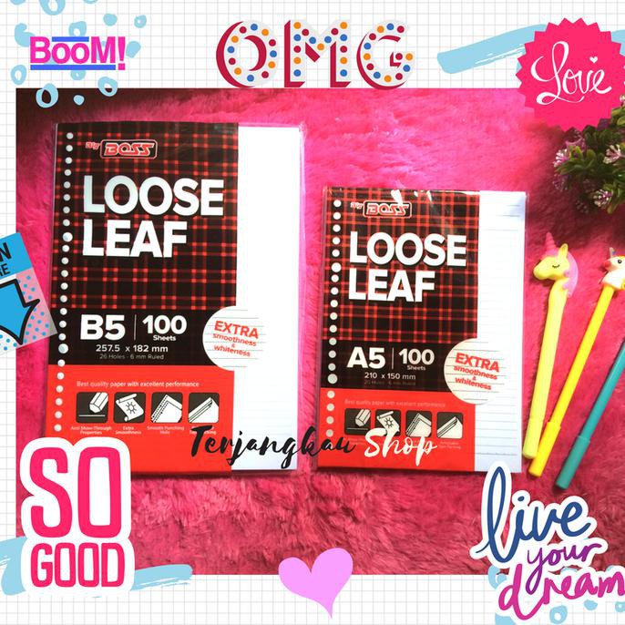 

IMURAHl Isi Kertas Binder 26 ring / B5 isi 100 lembar