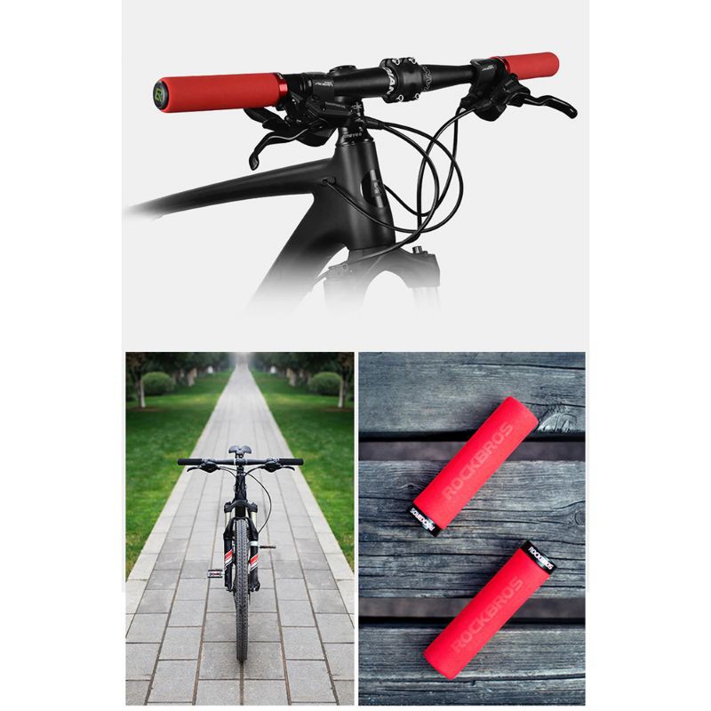 Rockbros Grip Gagang Sepeda Handlebar Silicone Sponge - BT1001