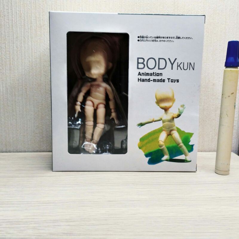 Mainan figure obitsuBODY KUN Body figure anak anakPale orange color verArtikulasi recast bagus