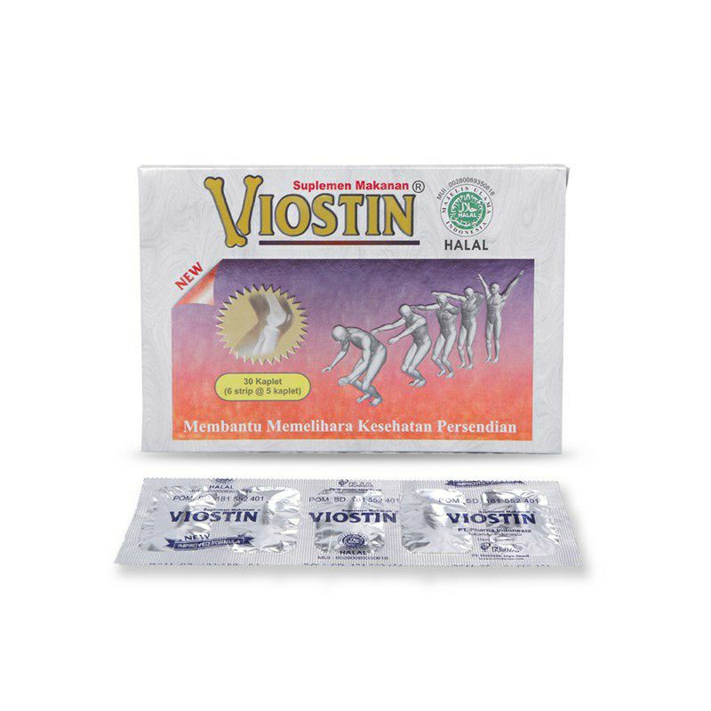 Viostin DS 30 caplet (6x5caplet) /Suplemen Sendi