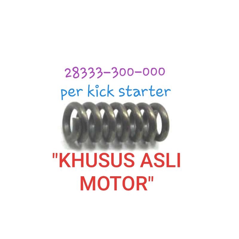 AHM PER KICK STARTER STOPPER, per engkol, per engkolan, original, sparepart motor honda asli, 28333-