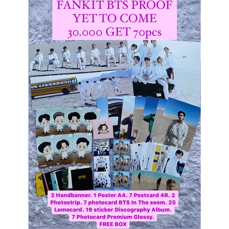 FANKIT BTS PROOF YET TO COME 30.000