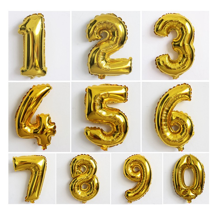 Balon Helium Angka