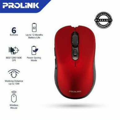 Mouse Wireless PROLiNK PMW 6009 With DPI Selection