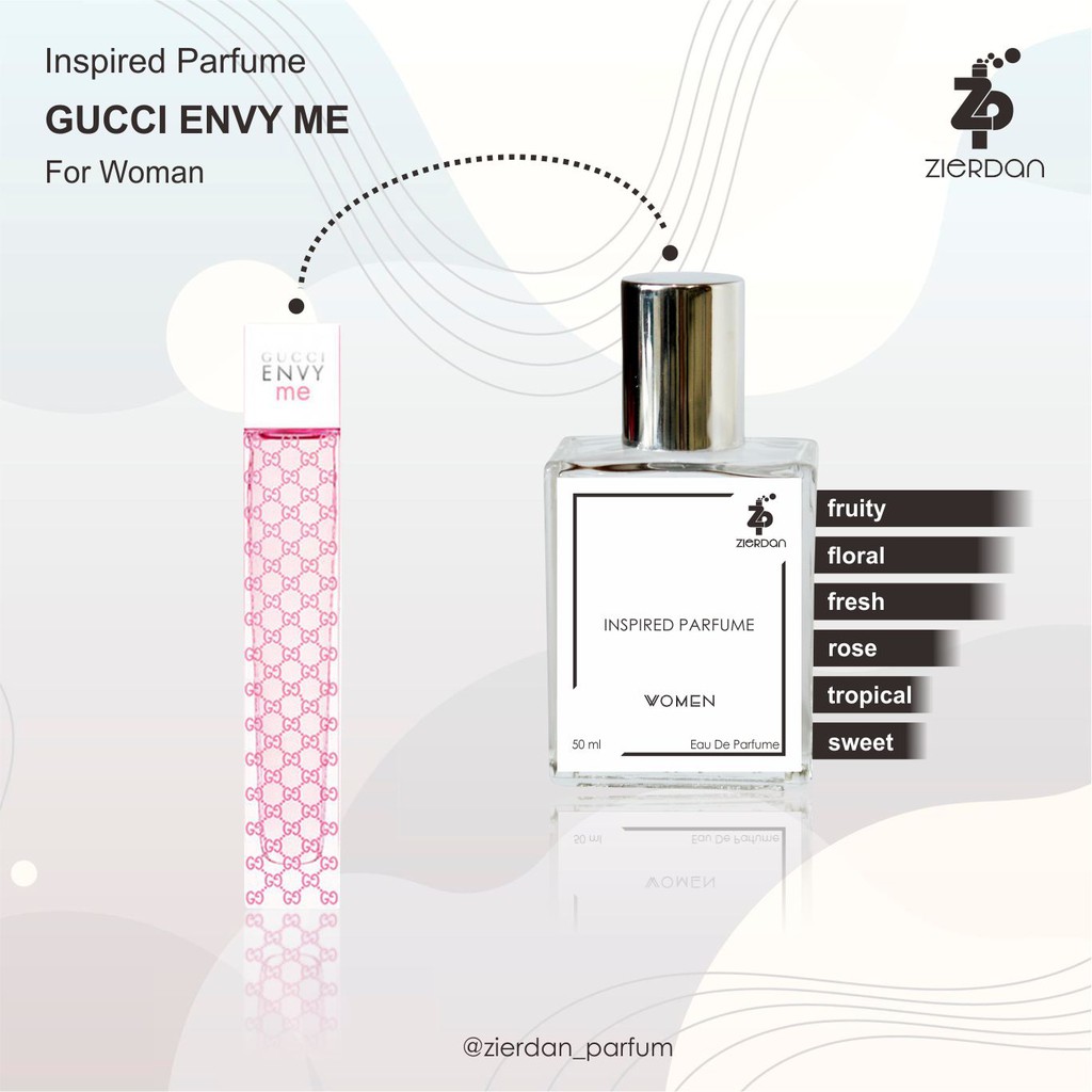 Zierdan Inspired Parfum Gucci Envy Me Parfume Farfum Minyak Wangi Tahan Lama Wanita Cewek