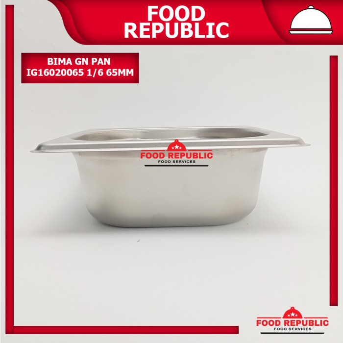 BIMA GASTRONOM FOOD PAN UKURAN 1/3 150mm - WADAH PRASMANAN STAINLESS