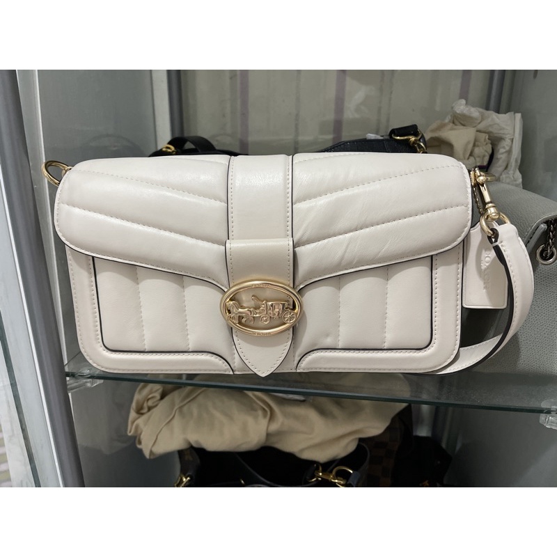 coach georgie quilted bag