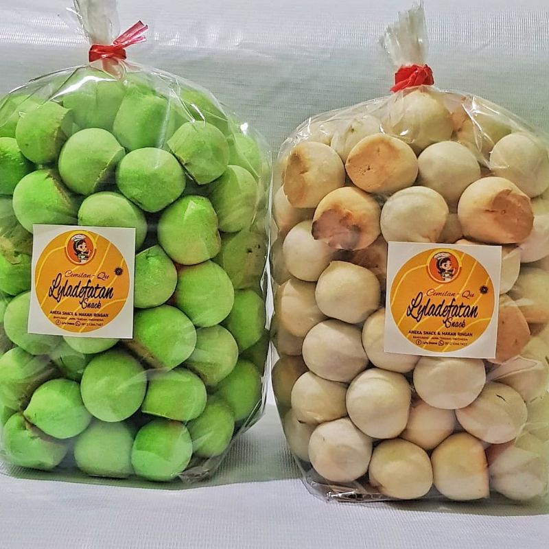 1KG Kue Mino/Nopia Rasa Pandan Durian Coklat