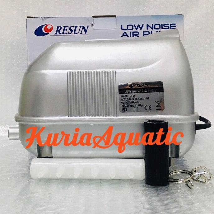 RESUN LP 20 POMPA UDARA / AERATOR / AIR PUMP AQUARIUM KOLAM LP20